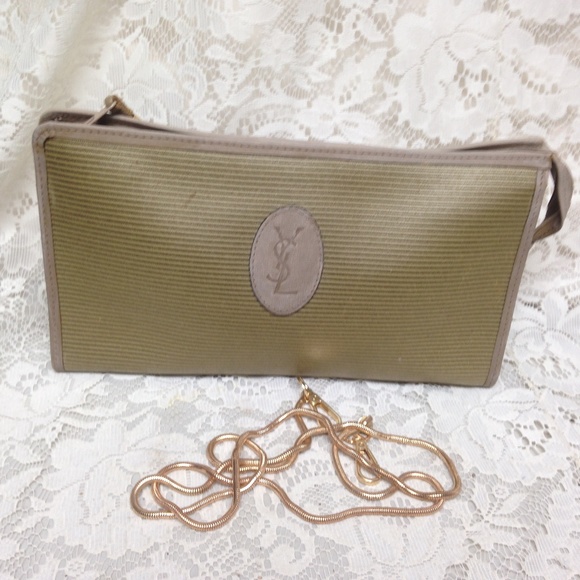 Yves Saint Laurent Coated Canvas Clutch-Crossbody - Picture 2 of 9